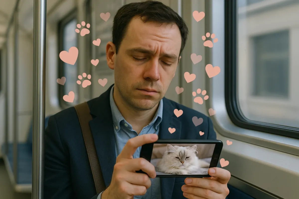 Soft Escapes in a Busy Scroll: Finding Calm with Fluffy Cat Joy