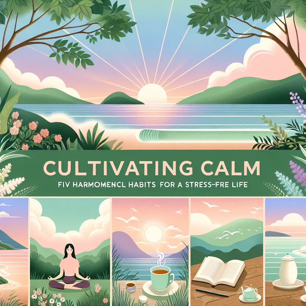 Cultivating Calm: Five Harmonious Habits for a Stress-Free Life