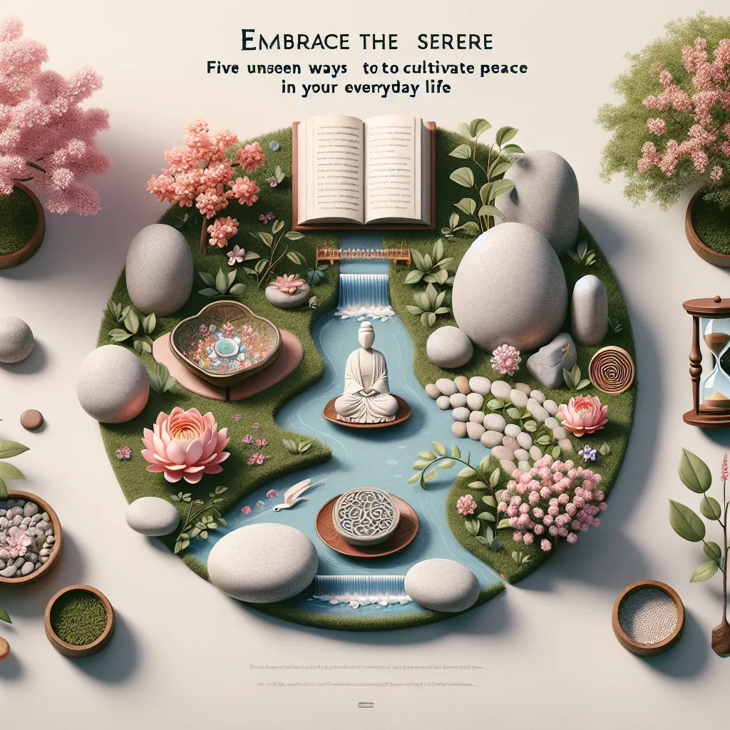 Embrace the Serene: Five Unseen Ways to Cultivate Peace in Your Everyday Life