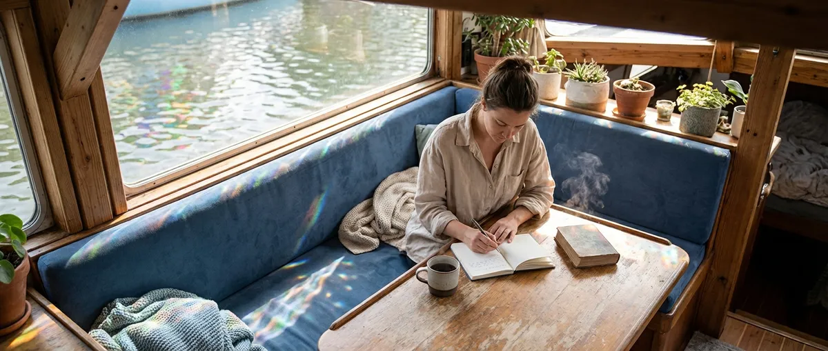 Drifting Out of Overwhelm: A Gentle Path to Stress-Softened Days